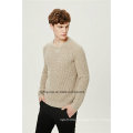 Nep Yarn Knit Pullover Men Sweater